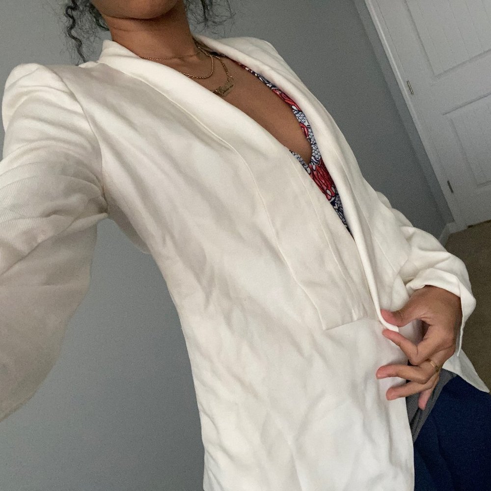 White BCBG Blazer